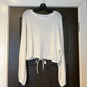 Pool cover up spring sweater